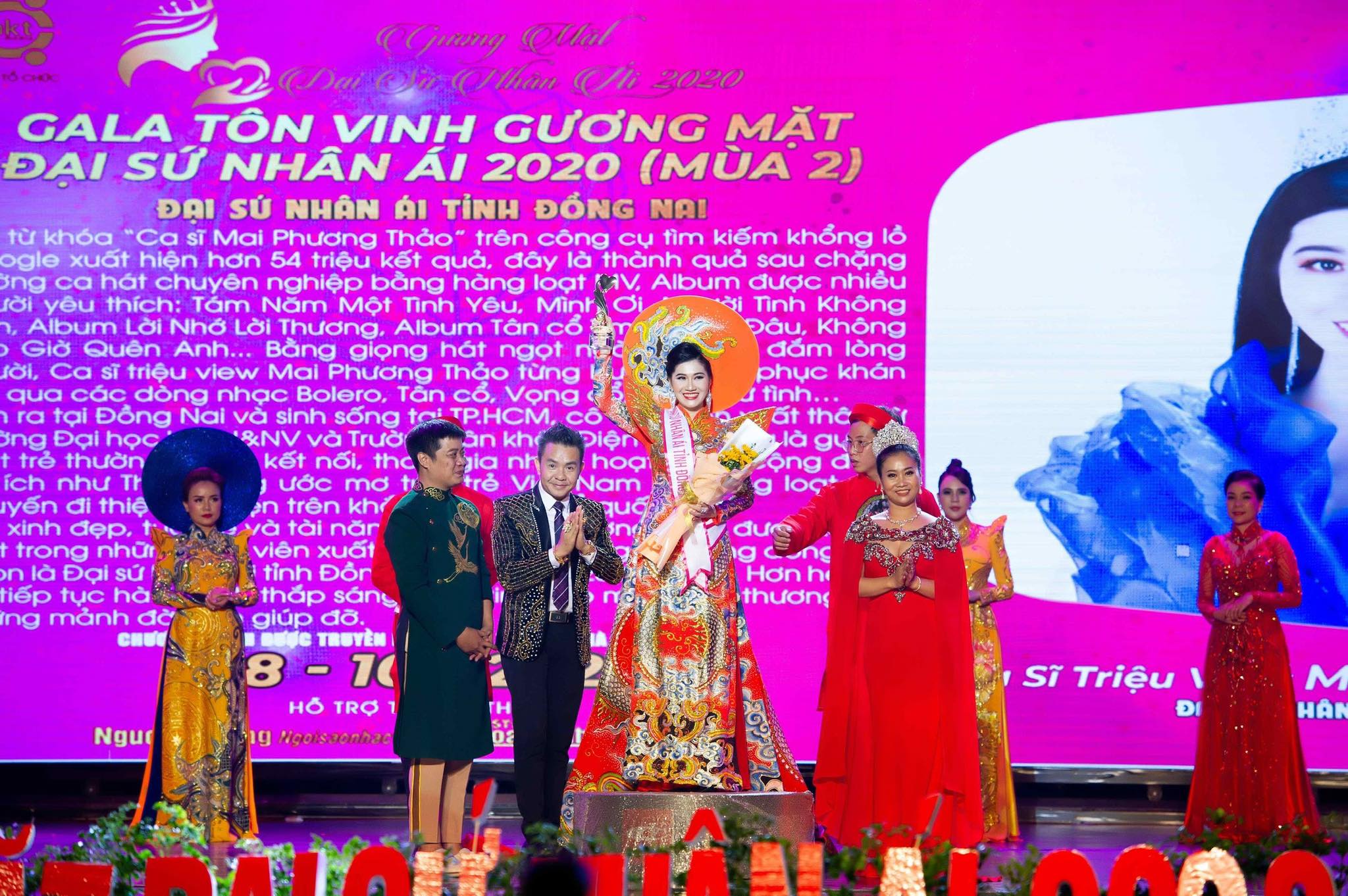 Hoa hậu Nhân ái, Ca sĩ Mai Phương Thảo chia sẻ cảm xúc sau đêm gala vinh danh