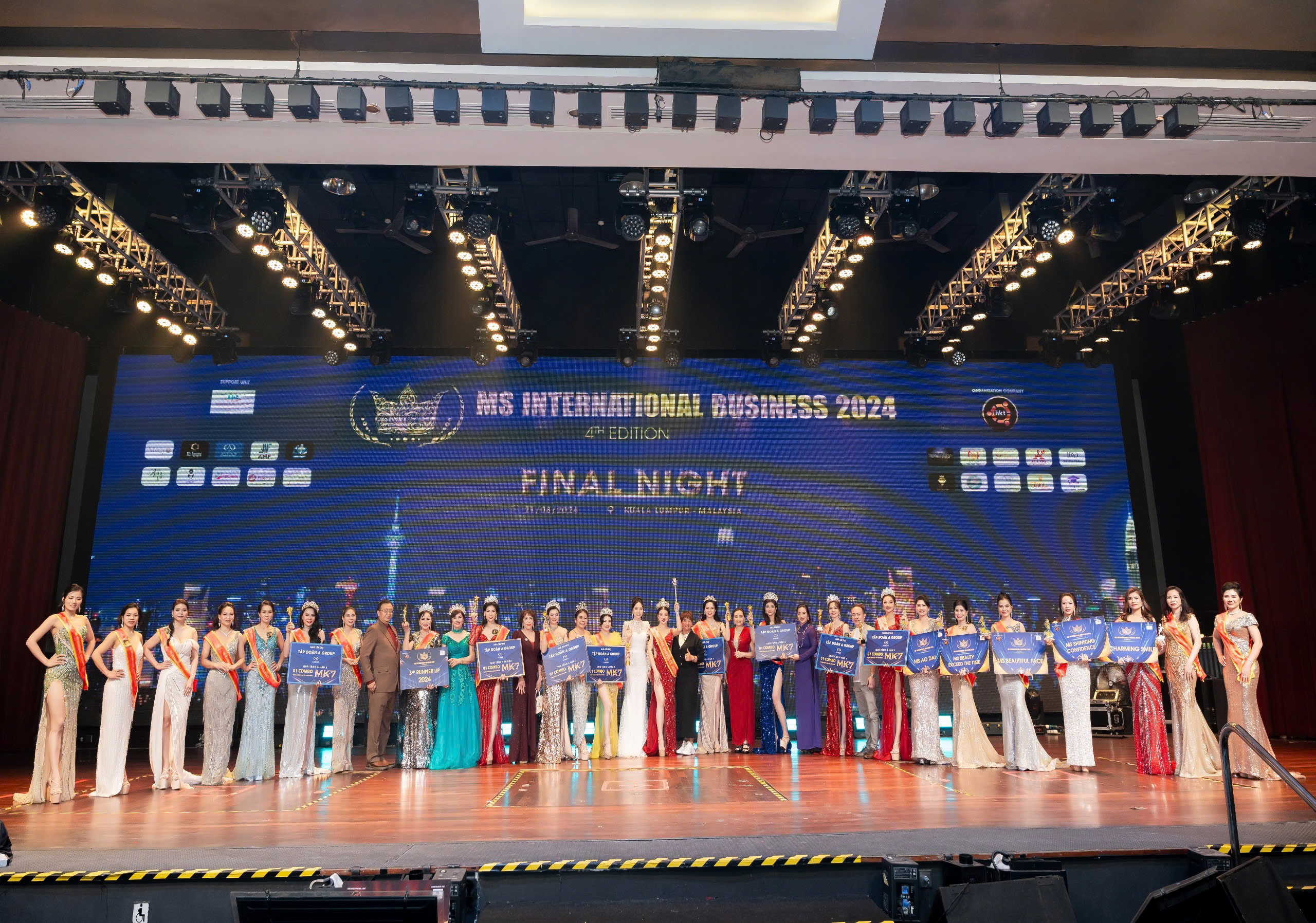 Chung kết Ms International Business 2024 để lại ấn tượng đẹp trên đất Kuala Lumpul